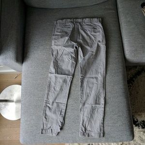 J. Crew broken in chino pants, light grey, 30